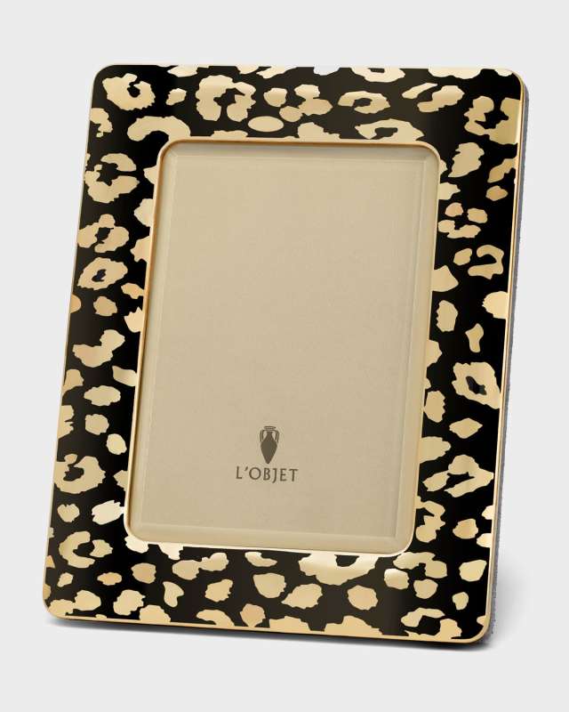 Leopard Frame, 4" x 6"